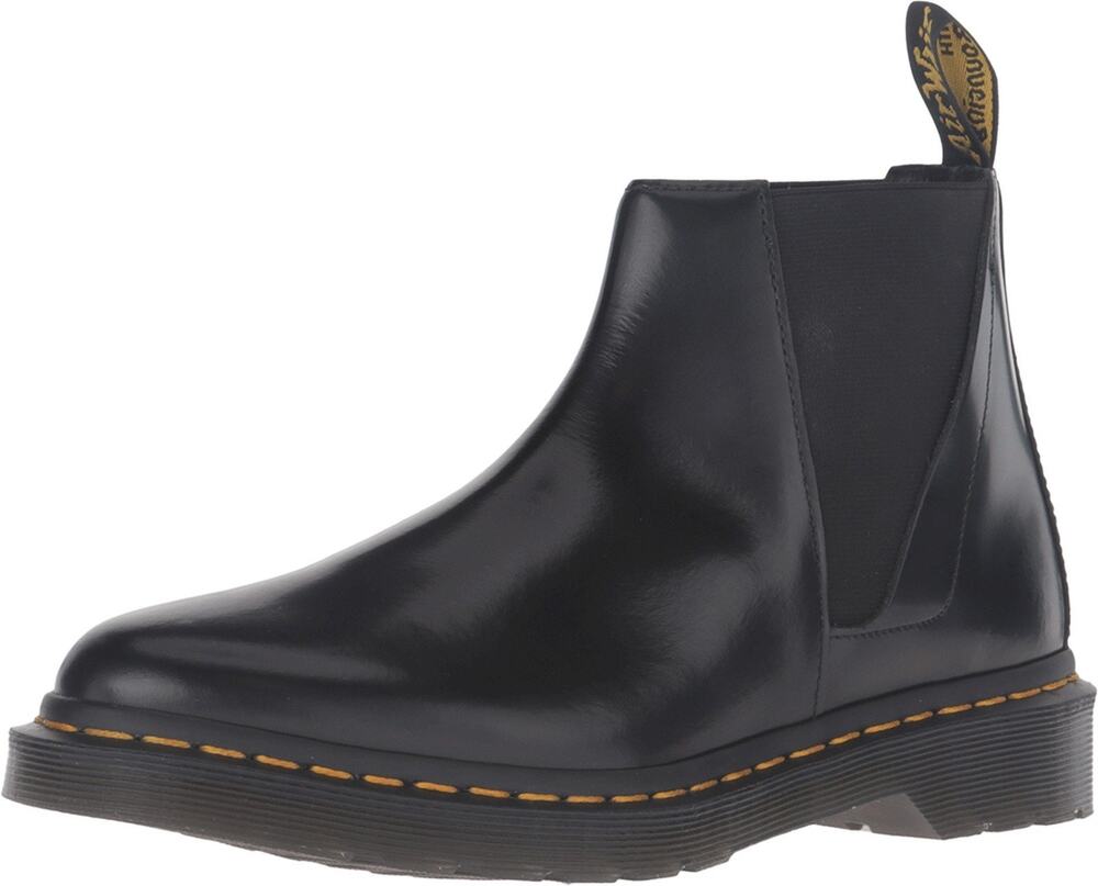 DR. MARTENS WOMEN'S BIANCA-R21603001 ANKLE BOOTIE, BLACK, 8 UK/10 M US